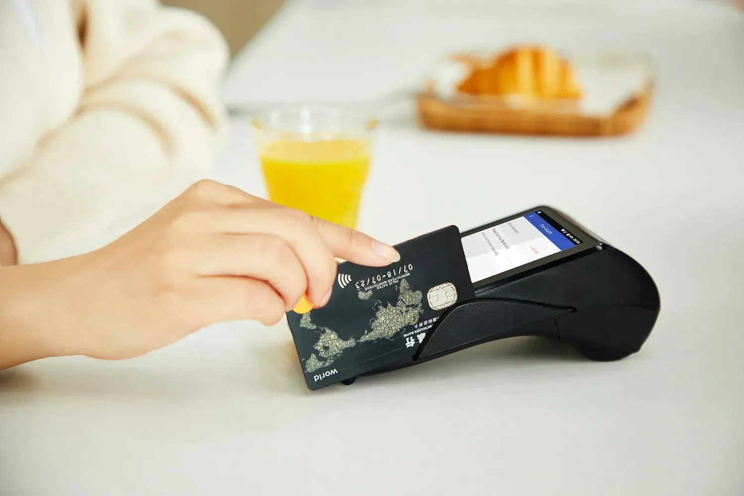 What happens when you pay with credit cards